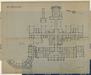 217636 Plattegrond van de begane grond van Gebouw I (voormalig Stedelijk Ziekenhuis) van het Stads- en Academisch ...